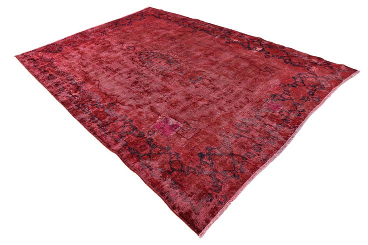 Detail image of 6' 6 x 9' 4 Hand Knotted Ultra Vintage Persian Wool Rug