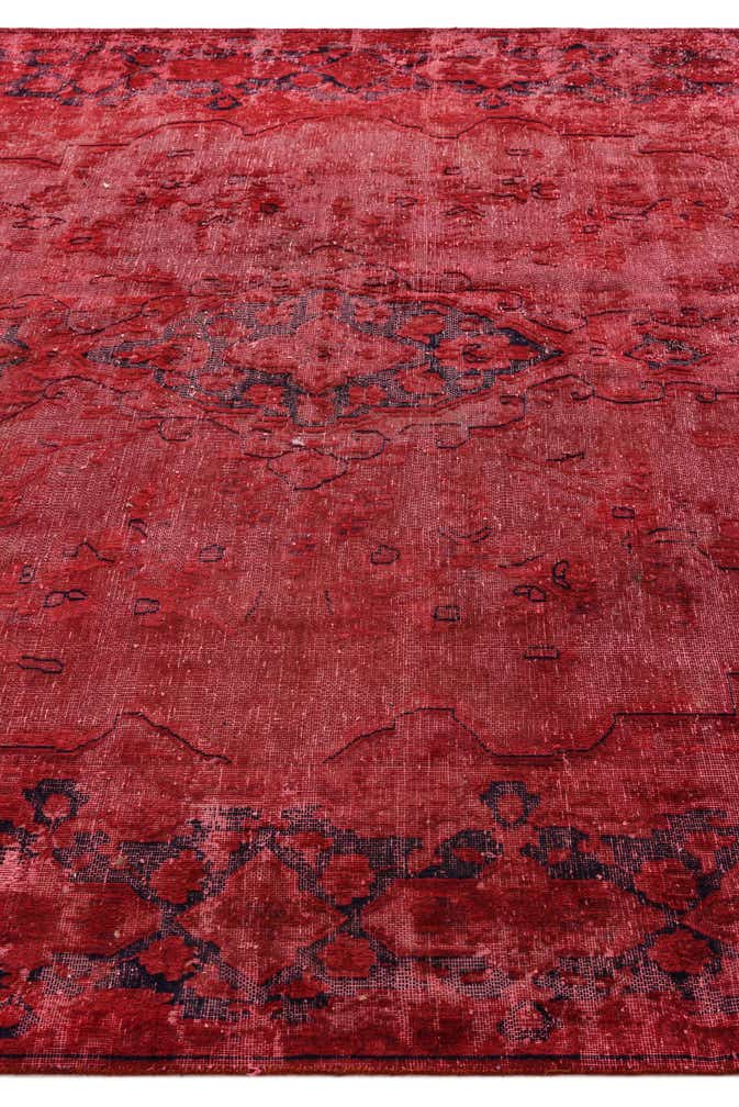 6' 6 x 9' 4 Hand Knotted Ultra Vintage Persian Wool Rug