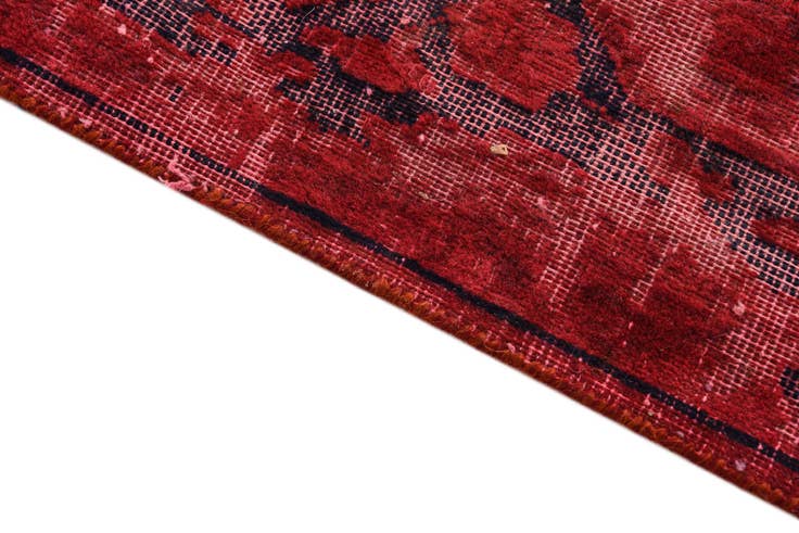 Detail image of 6' 6 x 9' 4 Hand Knotted Ultra Vintage Persian Wool Rug