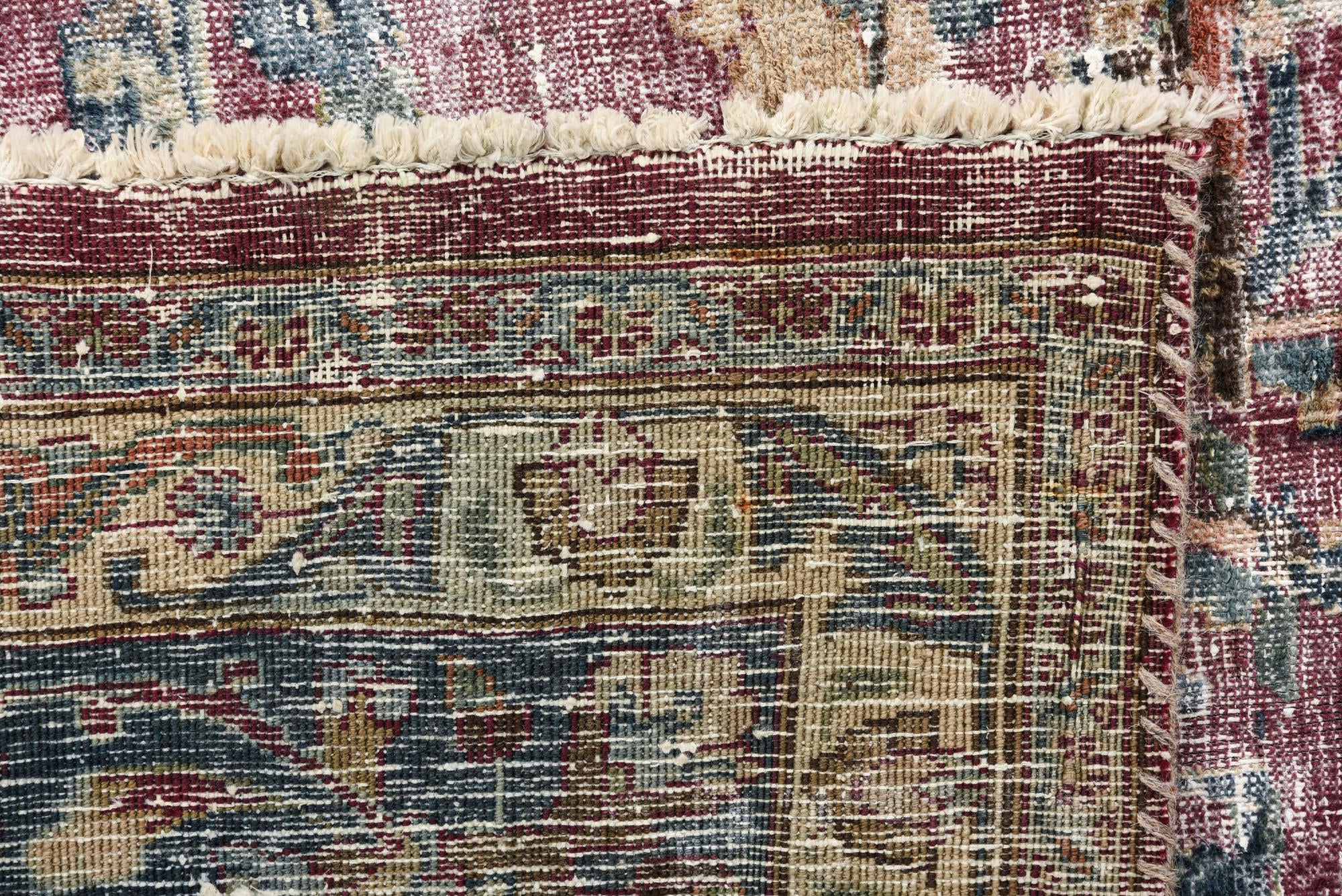 9' 2 x 12' 8 Hand Knotted Ultra Vintage Persian Wool Rug