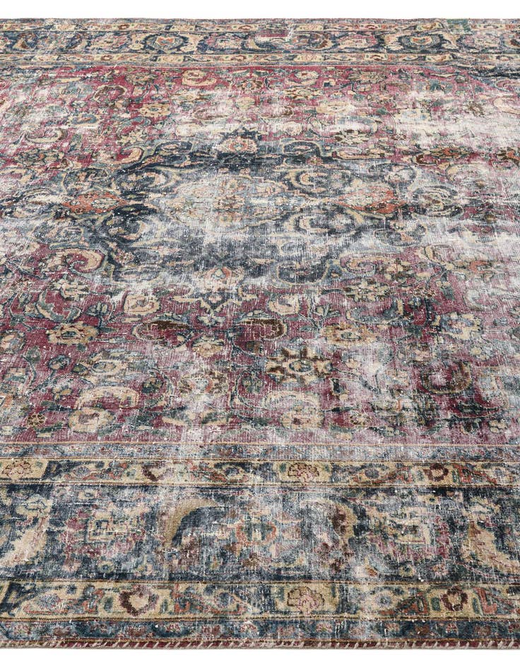 Detail image of 9' 2 x 12' 8  Hand Knotted Ultra Vintage Persian Wool Rug