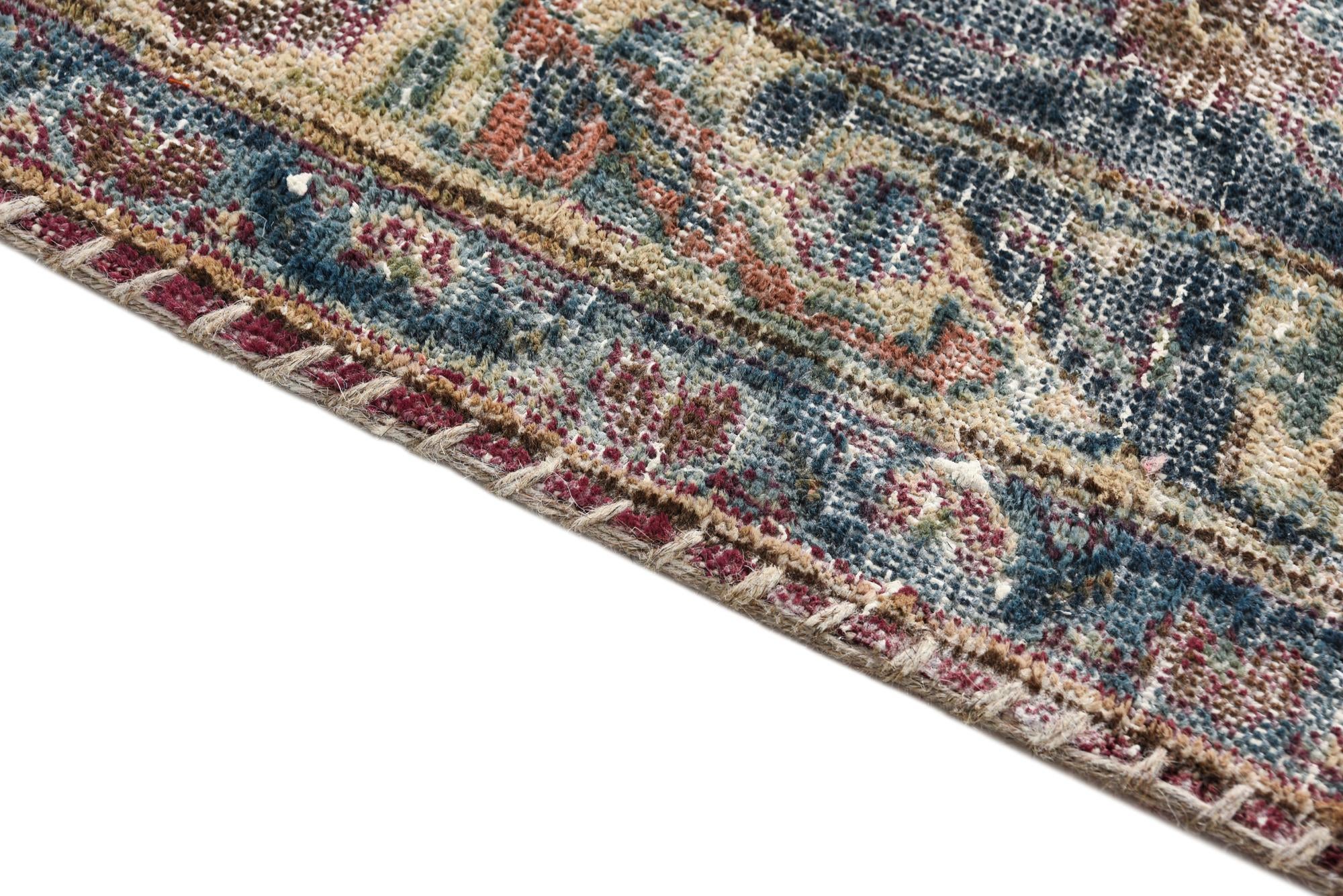9' 2 x 12' 8 Hand Knotted Ultra Vintage Persian Wool Rug