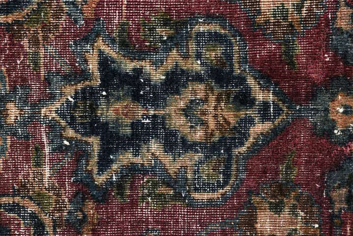 8' x 11' 1 Hand Knotted Ultra Vintage Persian Wool Rug