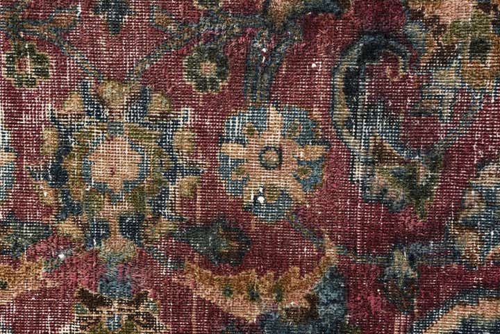 8' x 11' 1 Hand Knotted Ultra Vintage Persian Wool Rug