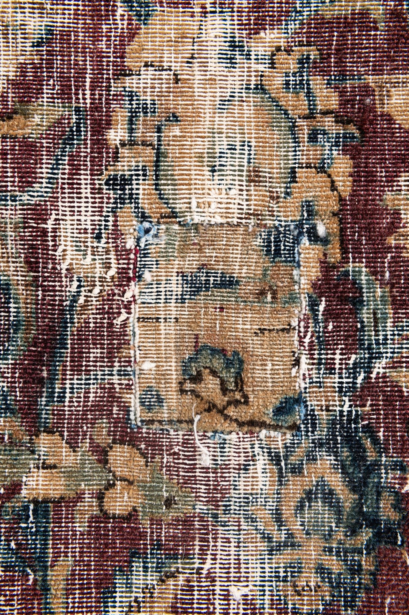 8' x 10' 8 Hand Knotted Ultra Vintage Persian Wool Rug