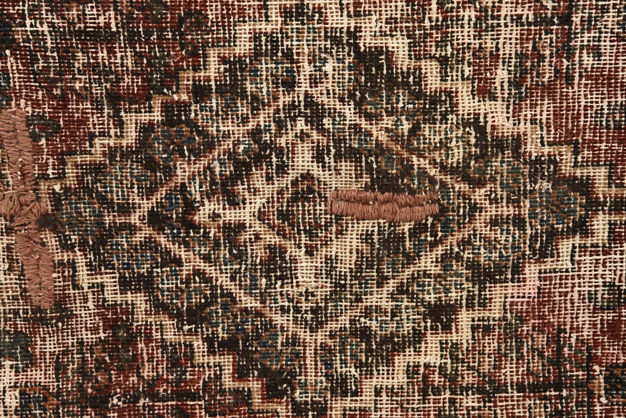 4' 3 x 6' Hand Knotted Ultra Vintage Persian Wool Rug