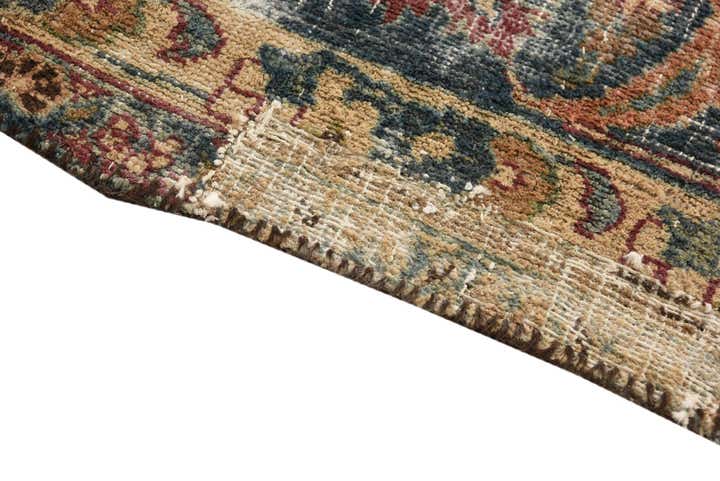 6' 5 x 9' 5 Hand Knotted Ultra Vintage Persian Wool Rug