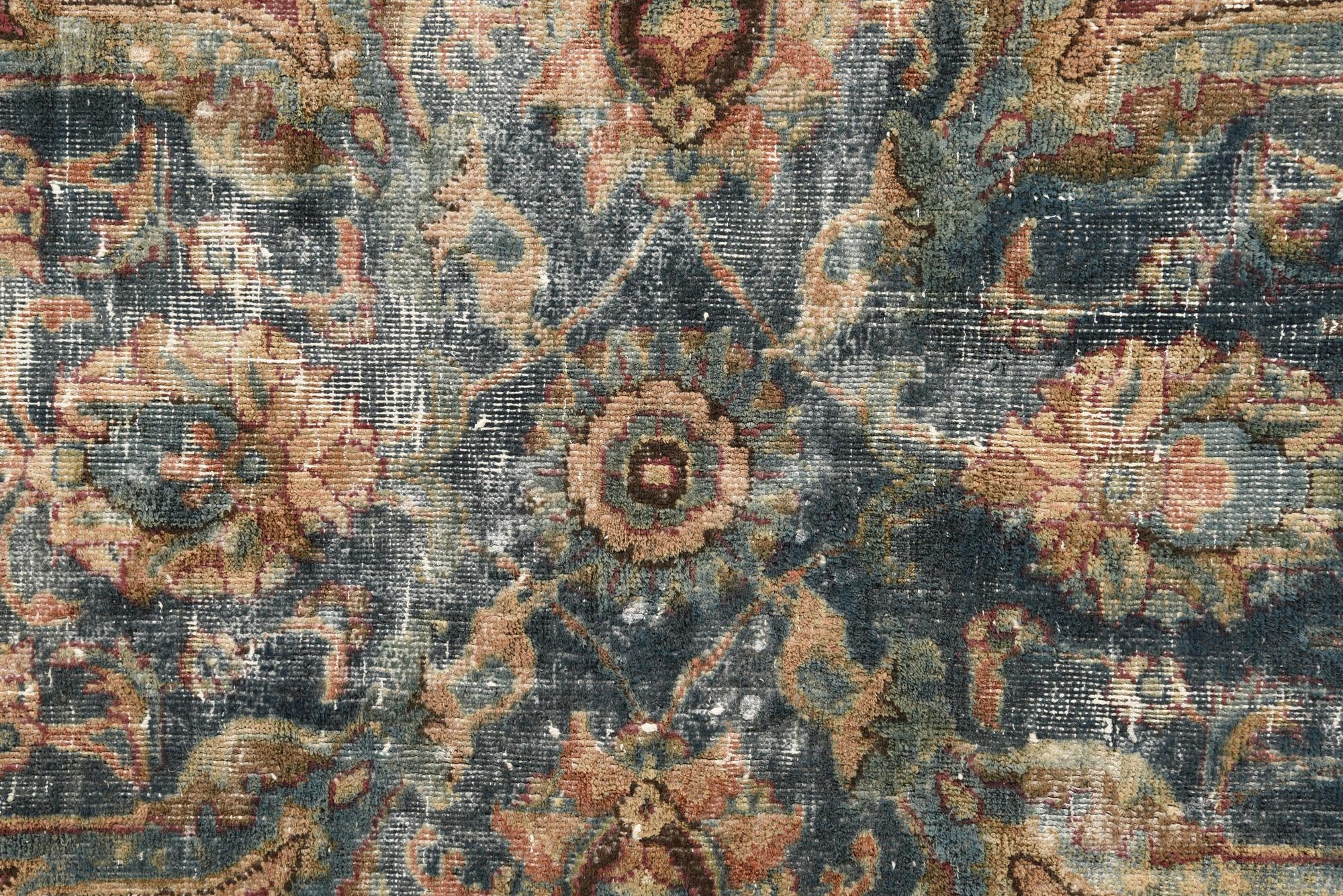 6' 5 x 9' 5 Hand Knotted Ultra Vintage Persian Wool Rug