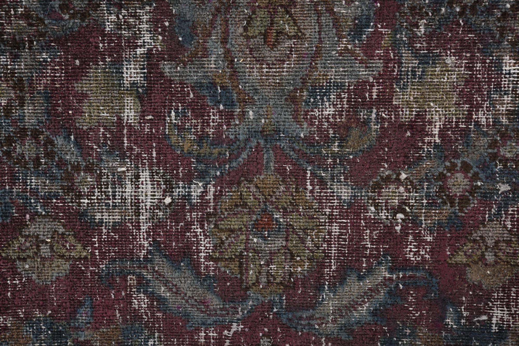 6' 10 x 10' 4 Hand Knotted Ultra Vintage Persian Wool Rug