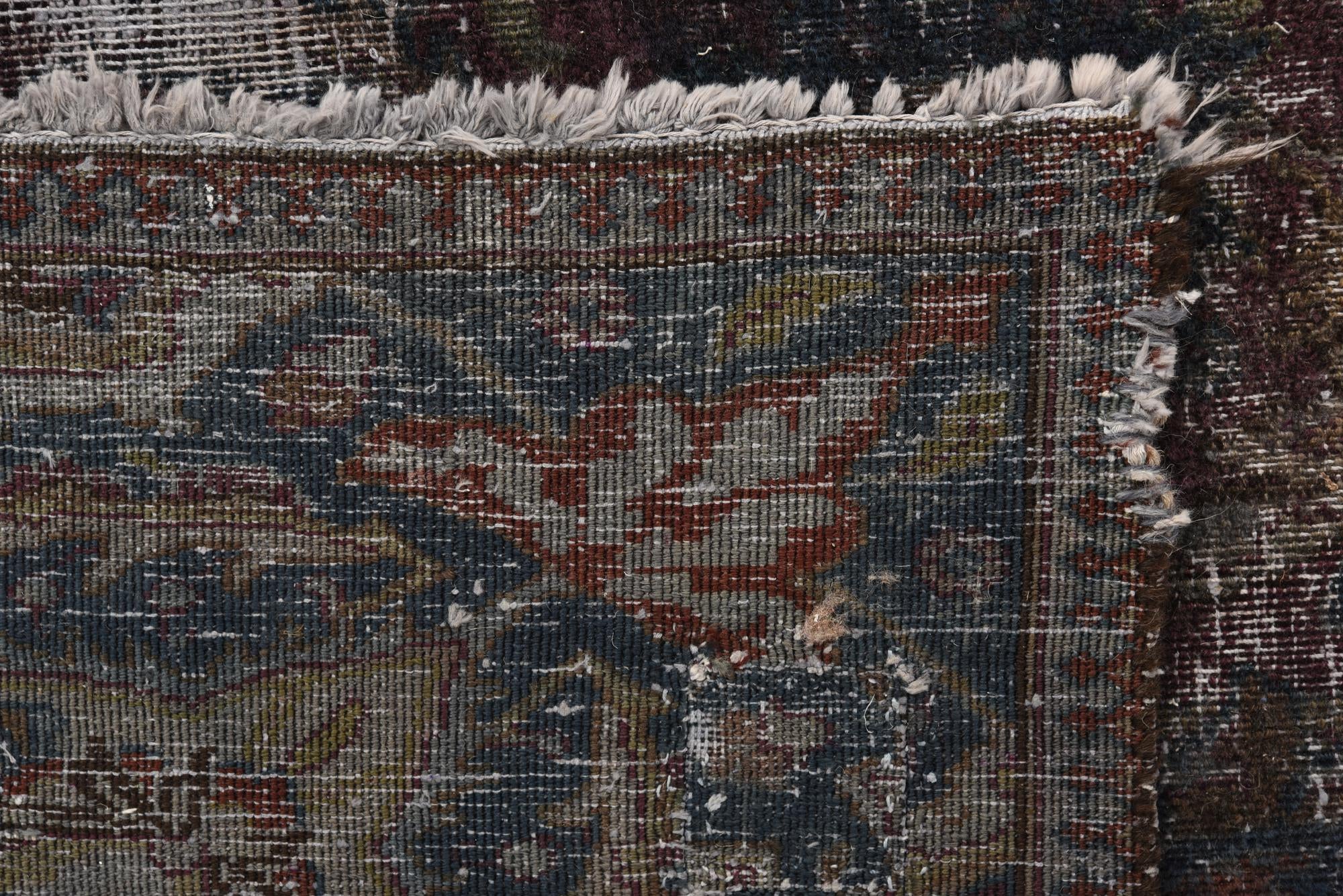 6' 10 x 10' 4 Hand Knotted Ultra Vintage Persian Wool Rug