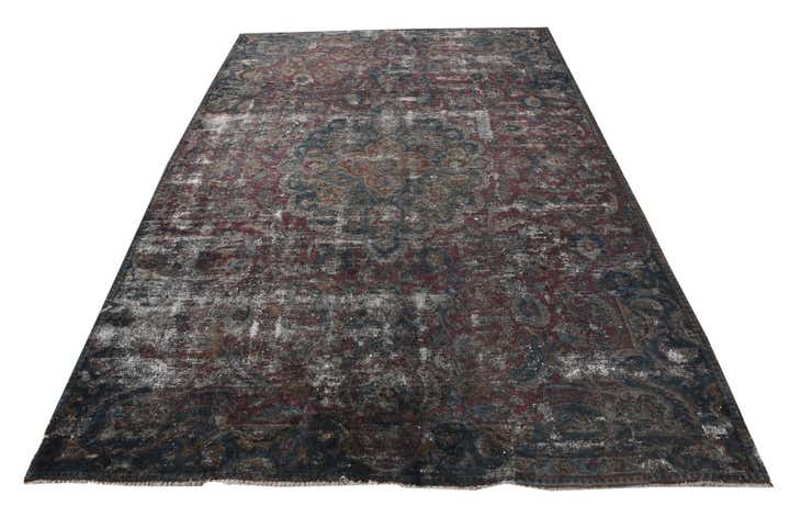 210cm x 315cm Handgeknüpft Ultra Vintage Persisch Wolle Teppich