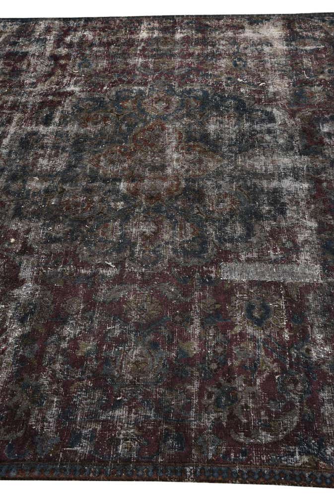210cm x 315cm Handgeknüpft Ultra Vintage Persisch Wolle Teppich