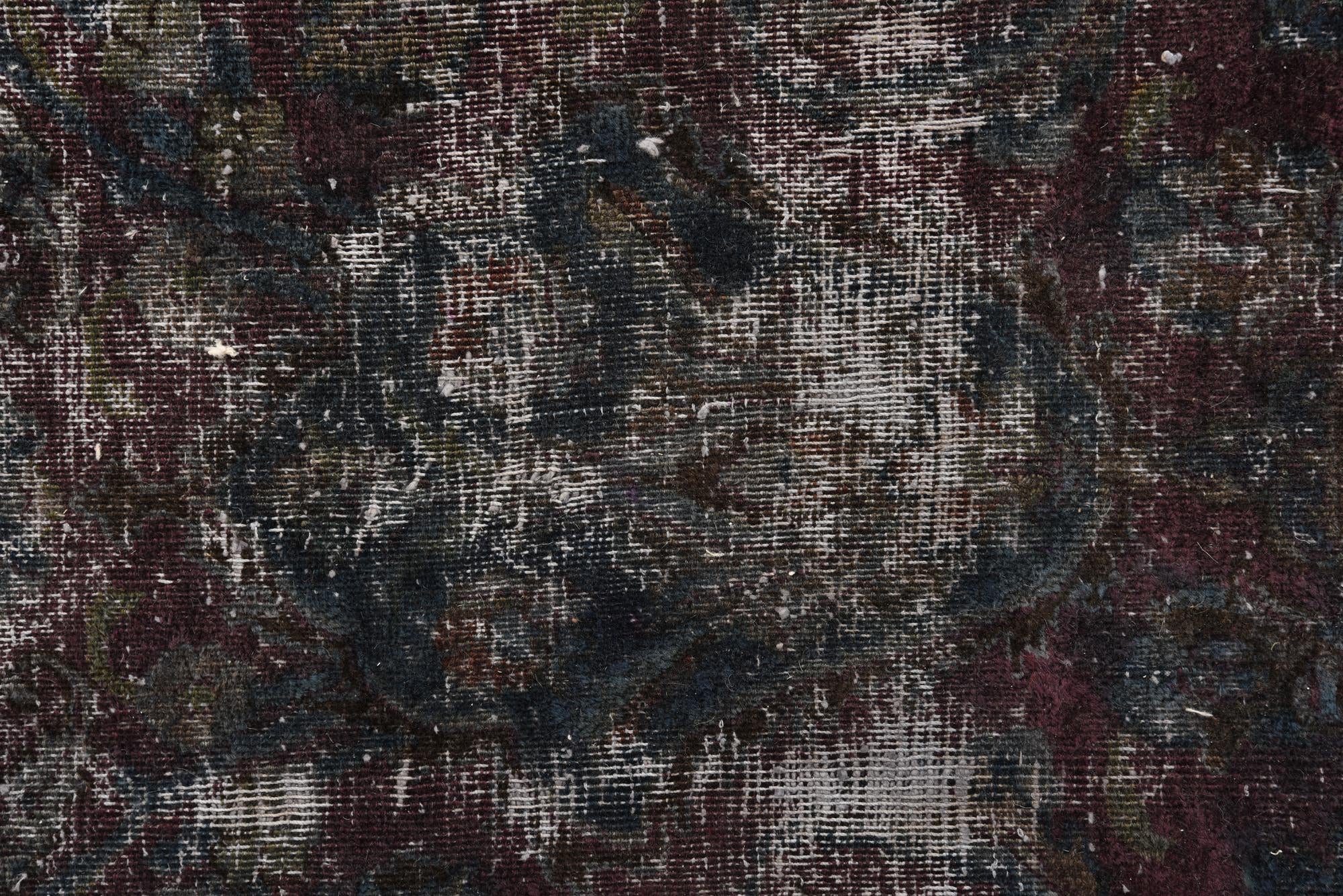 6' 10 x 10' 4 Hand Knotted Ultra Vintage Persian Wool Rug