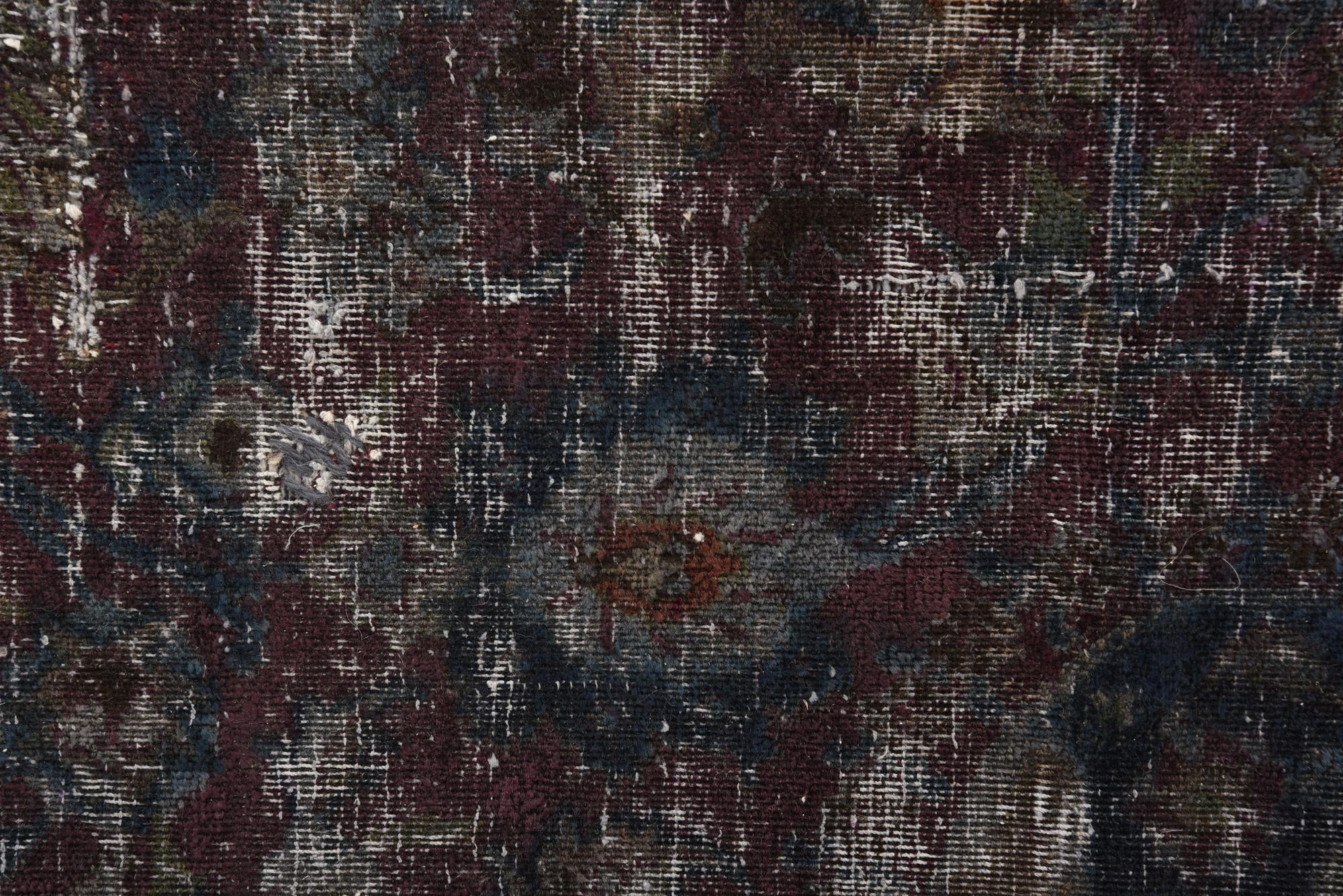 6' 10 x 10' 4 Hand Knotted Ultra Vintage Persian Wool Rug