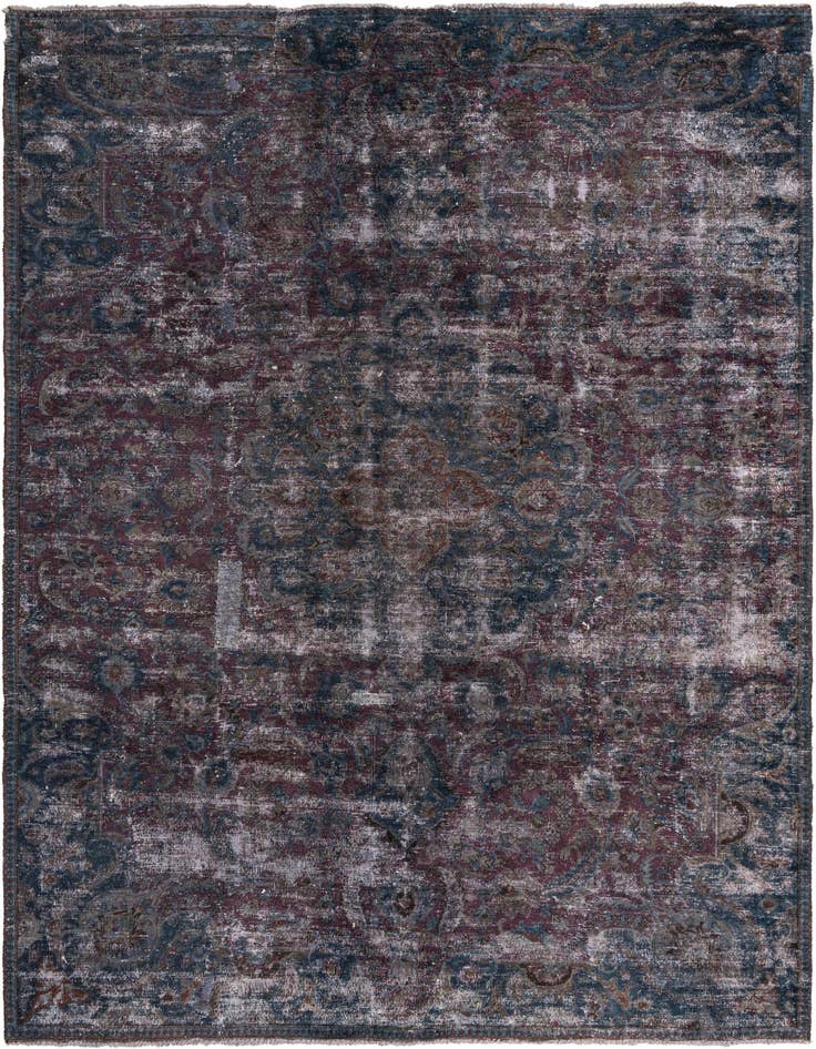 Detail image of 6' 10 x 10' 4 Hand Knotted Ultra Vintage Persian Wool Rug