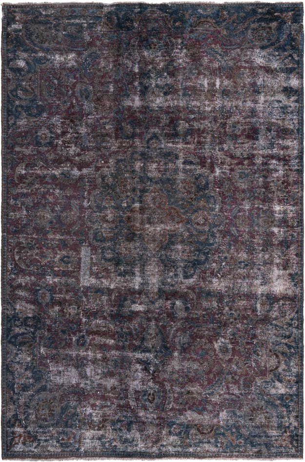 Detailansicht von 210cm x 315cm Handgeknüpft Ultra Vintage Persisch Wolle Teppich