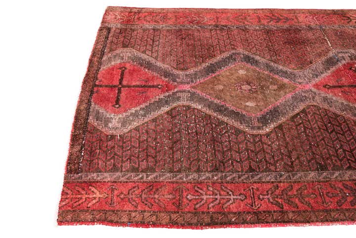 5' 1 x 7' 7 Hand Knotted Ultra Vintage Persian Wool Rug