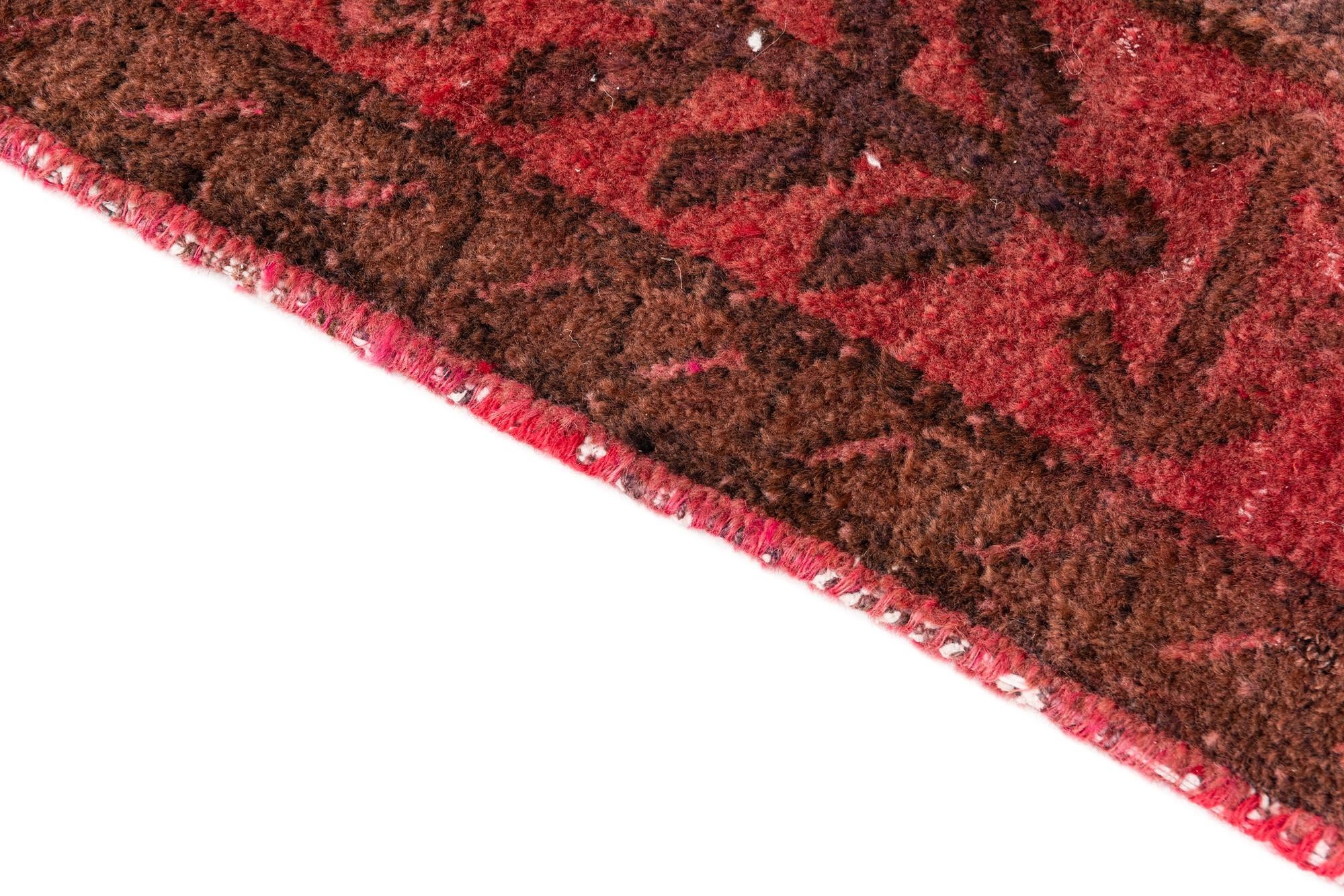 5' 1 x 7' 7 Hand Knotted Ultra Vintage Persian Wool Rug