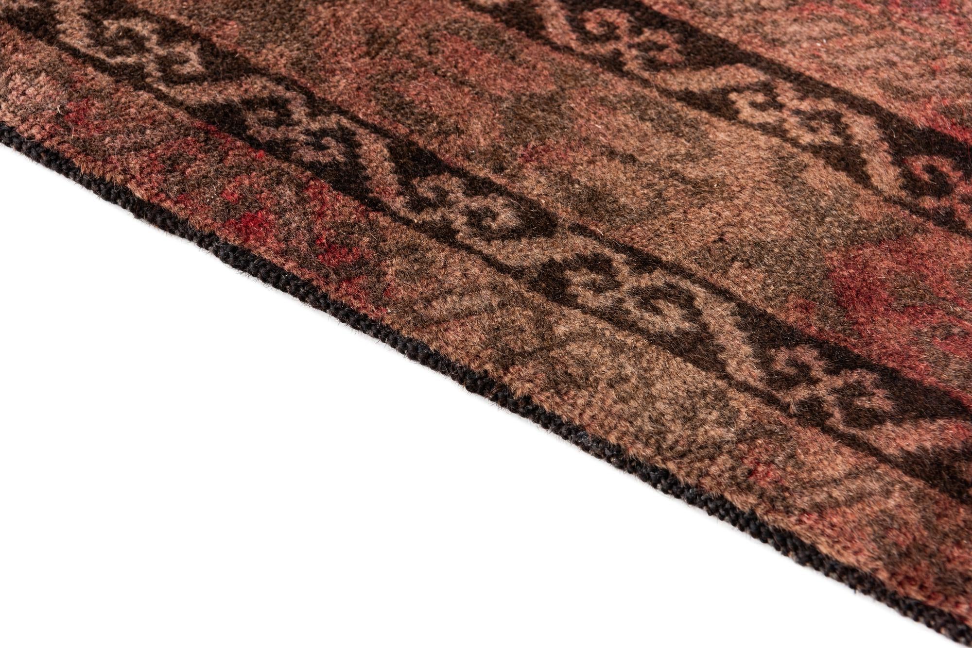 3' 6 x 6' 1 Hand Knotted Ultra Vintage Persian Wool Rug