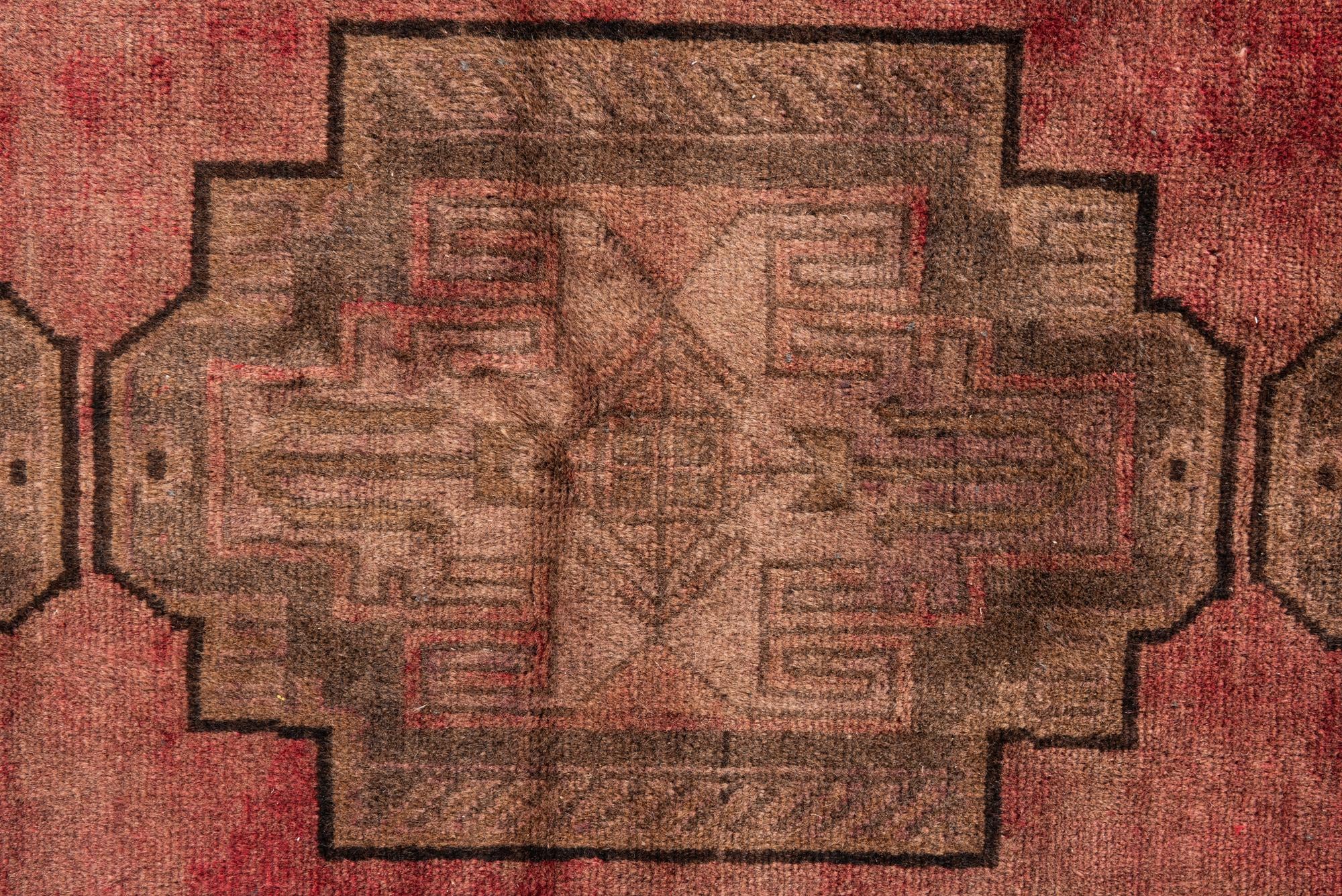 3' 6 x 6' 1 Hand Knotted Ultra Vintage Persian Wool Rug
