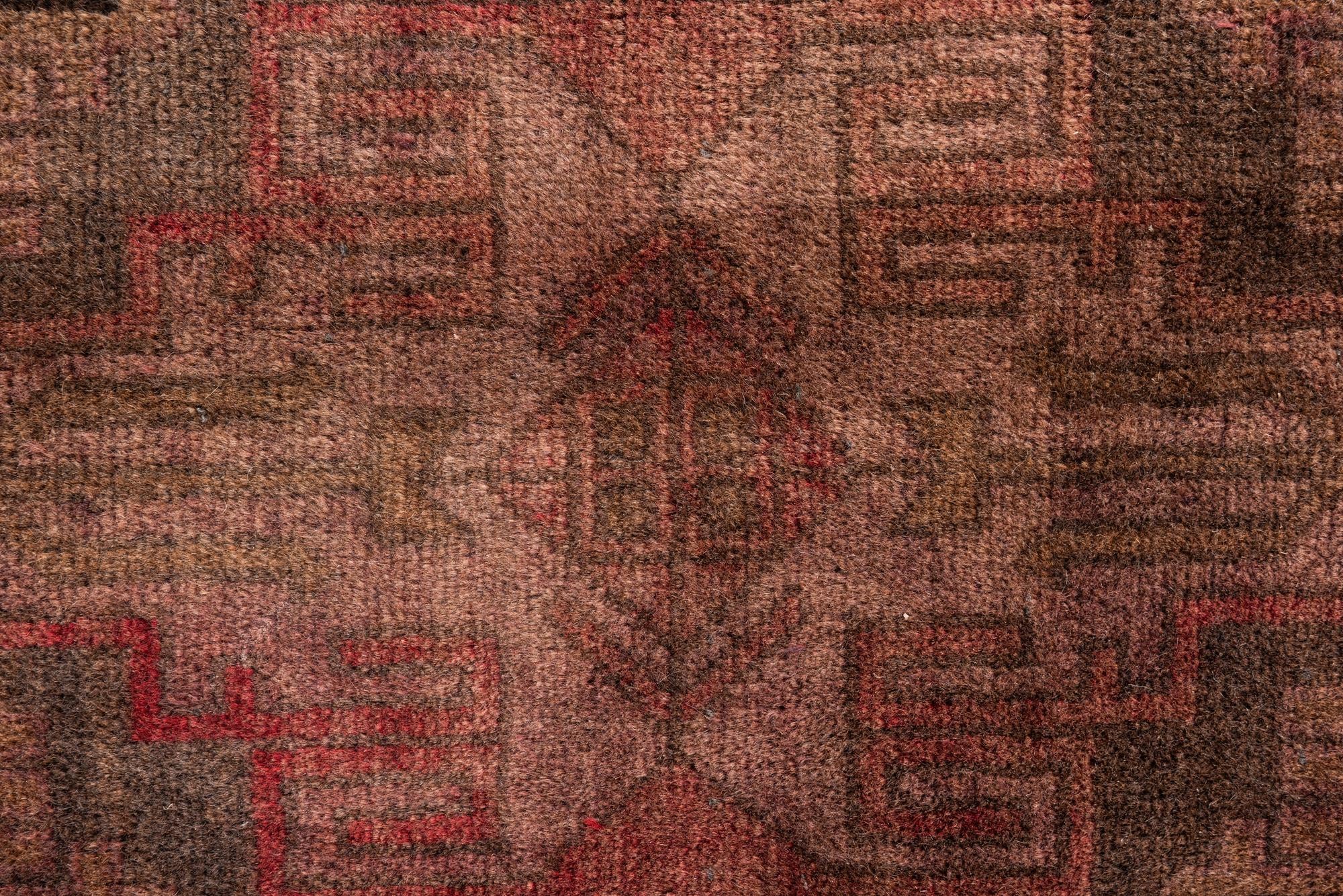 3' 6 x 6' 1 Hand Knotted Ultra Vintage Persian Wool Rug