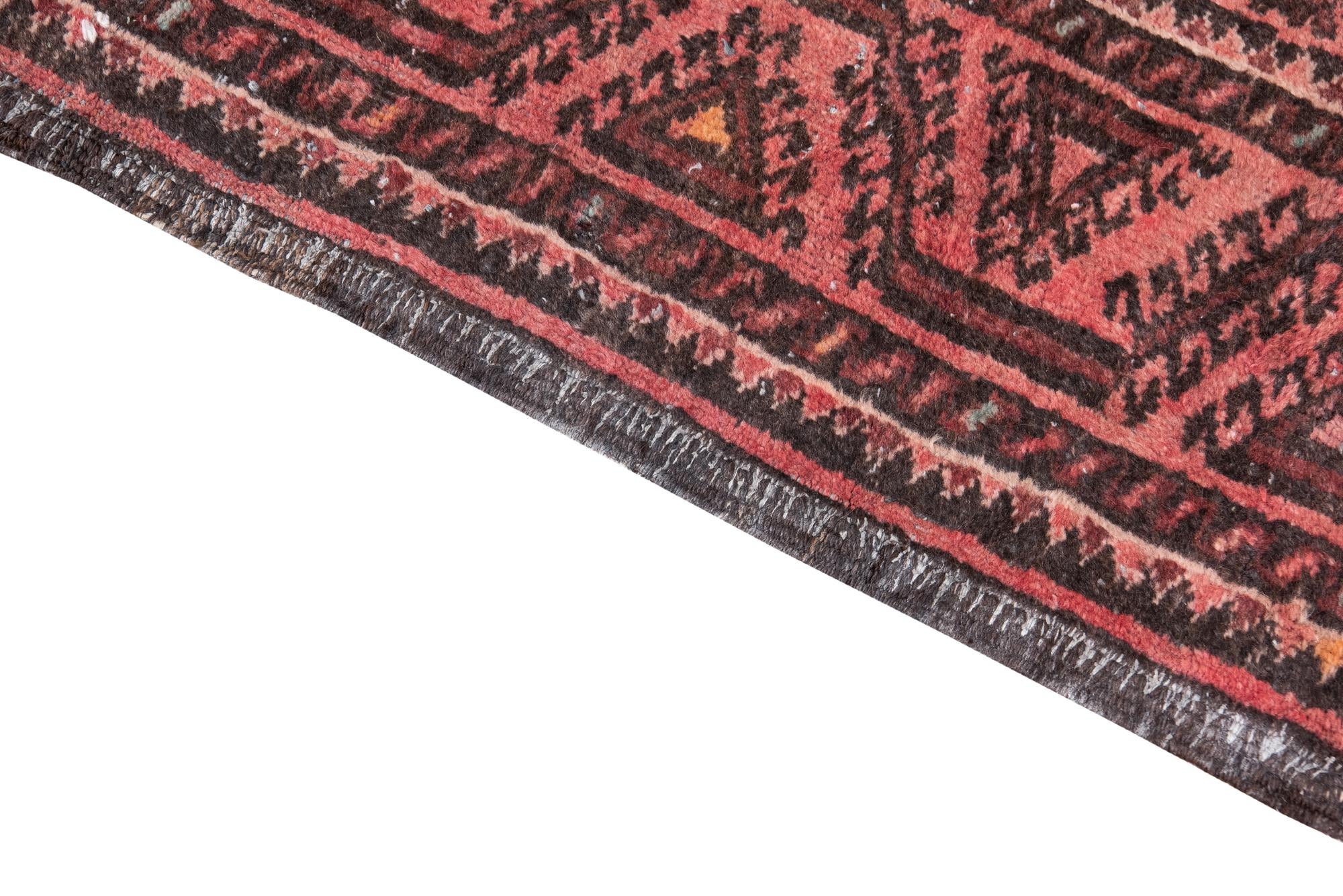 3' 7 x 6' 7 Hand Knotted Ultra Vintage Persian Wool Rug