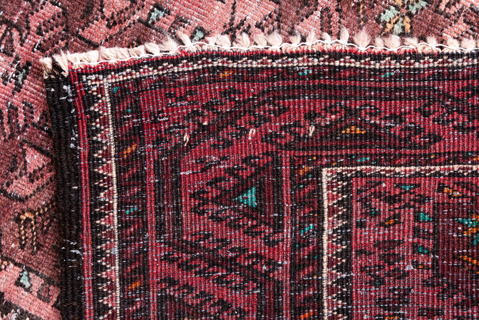 3' 7 x 6' 7 Hand Knotted Ultra Vintage Persian Wool Rug