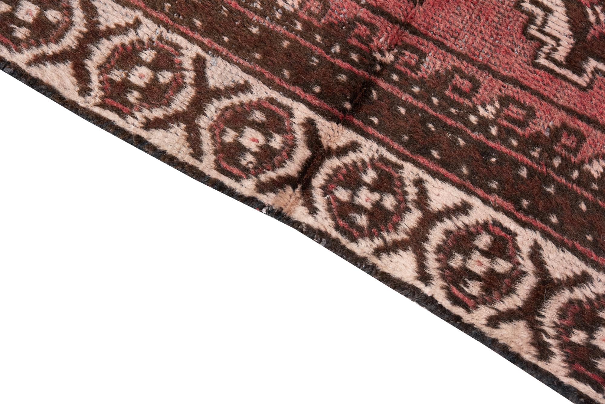 3' 8 x 6' 2 Hand Knotted Ultra Vintage Persian Wool Rug