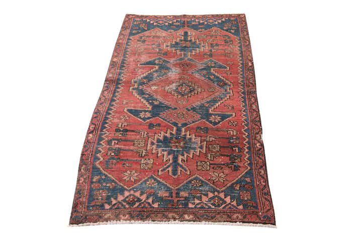 3' 1 x 5' 5 Hand Knotted Ultra Vintage Persian Wool Rug