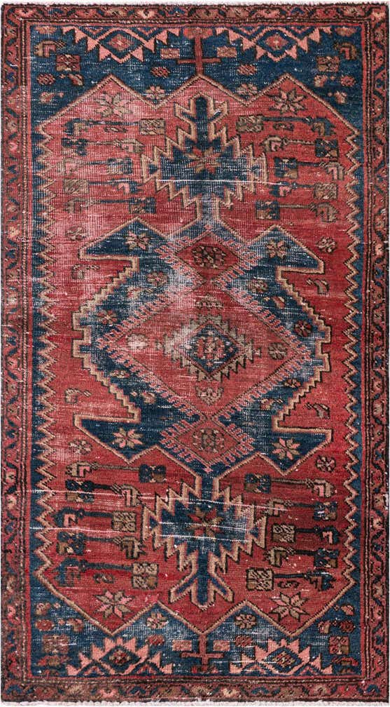 3' 1 x 5' 5 Hand Knotted Ultra Vintage Persian Wool Rug
