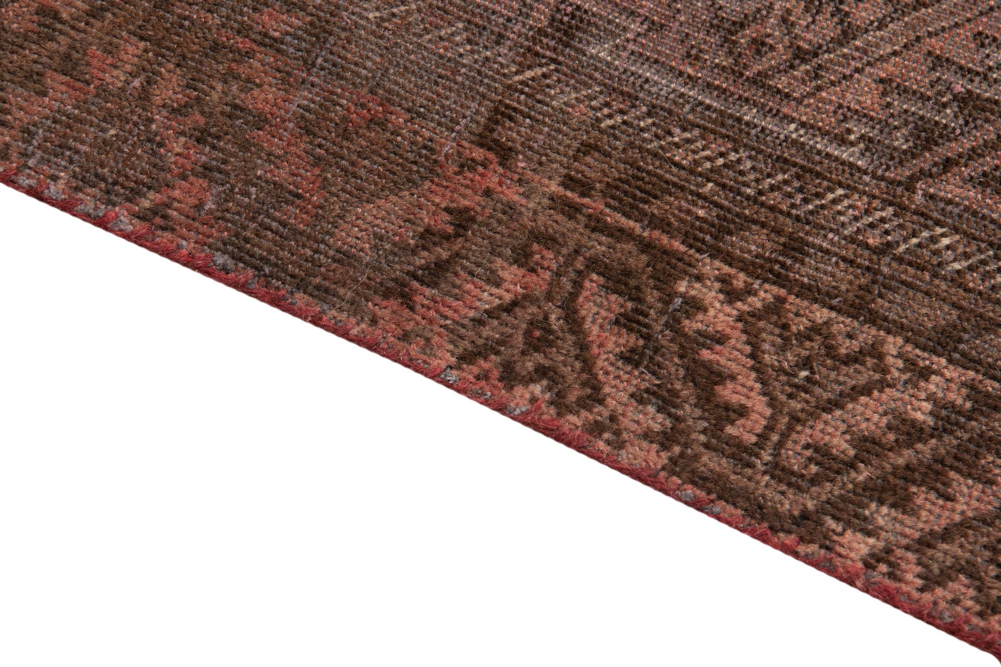 3' 5 x 6' 8 Hand Knotted Ultra Vintage Persian Wool Rug