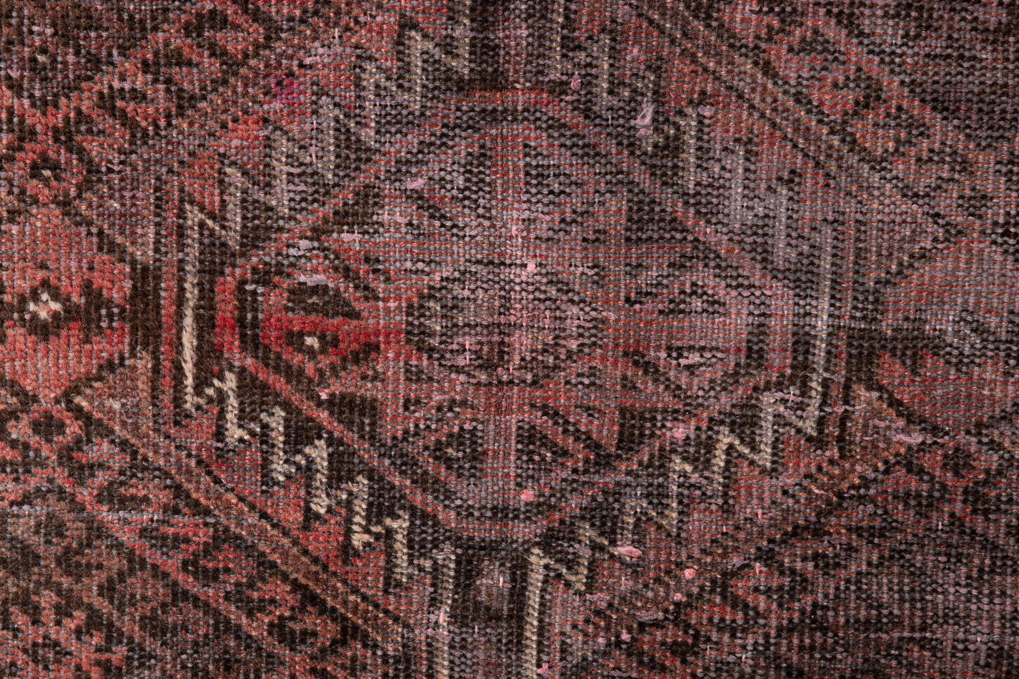 3' 5 x 6' 8 Hand Knotted Ultra Vintage Persian Wool Rug