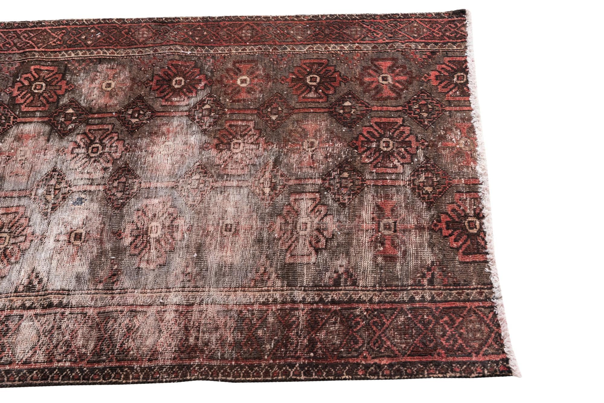 3' 5 x 4' 10 Hand Knotted Ultra Vintage Persian Wool Rug