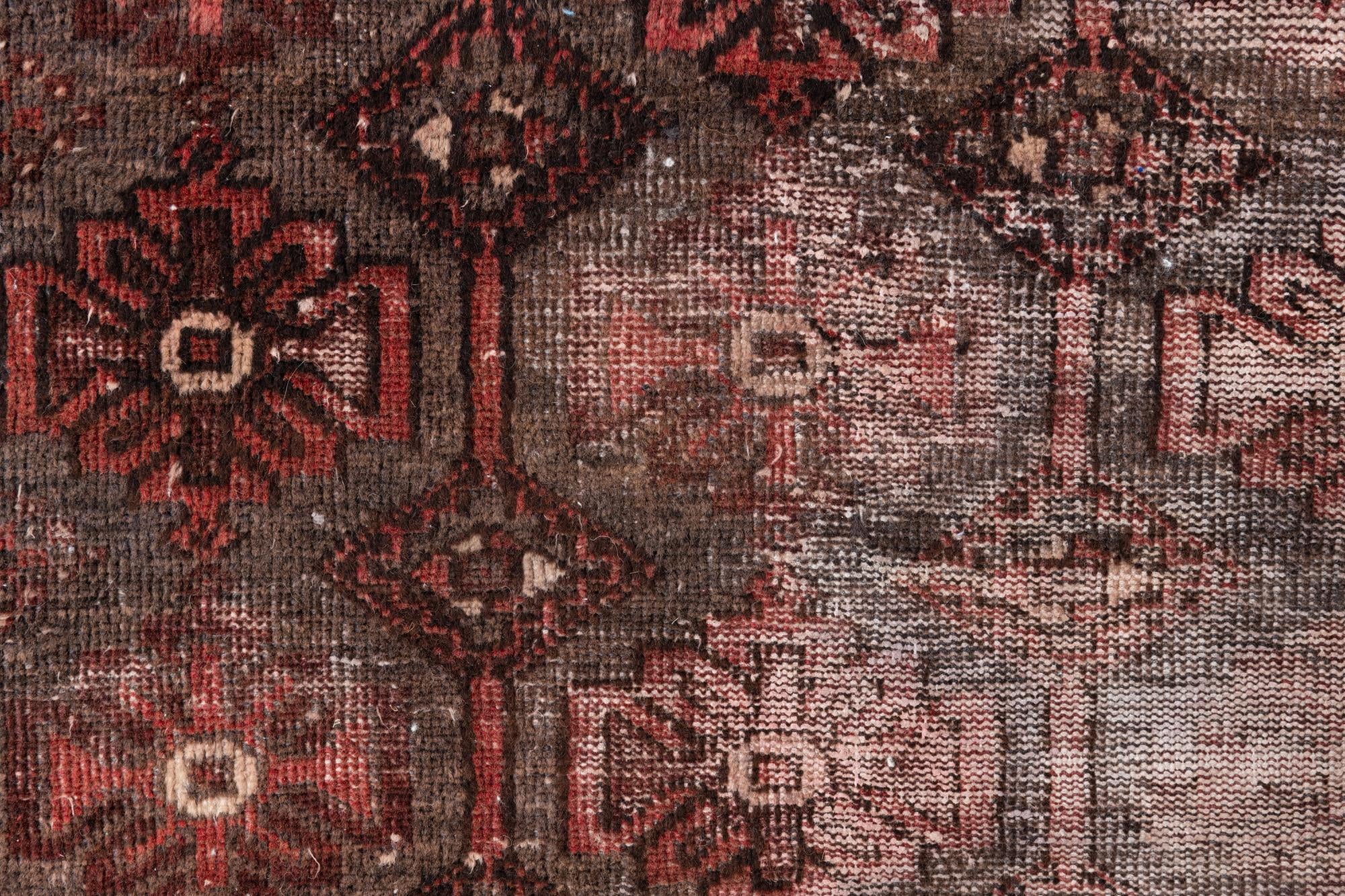 3' 5 x 4' 10 Hand Knotted Ultra Vintage Persian Wool Rug