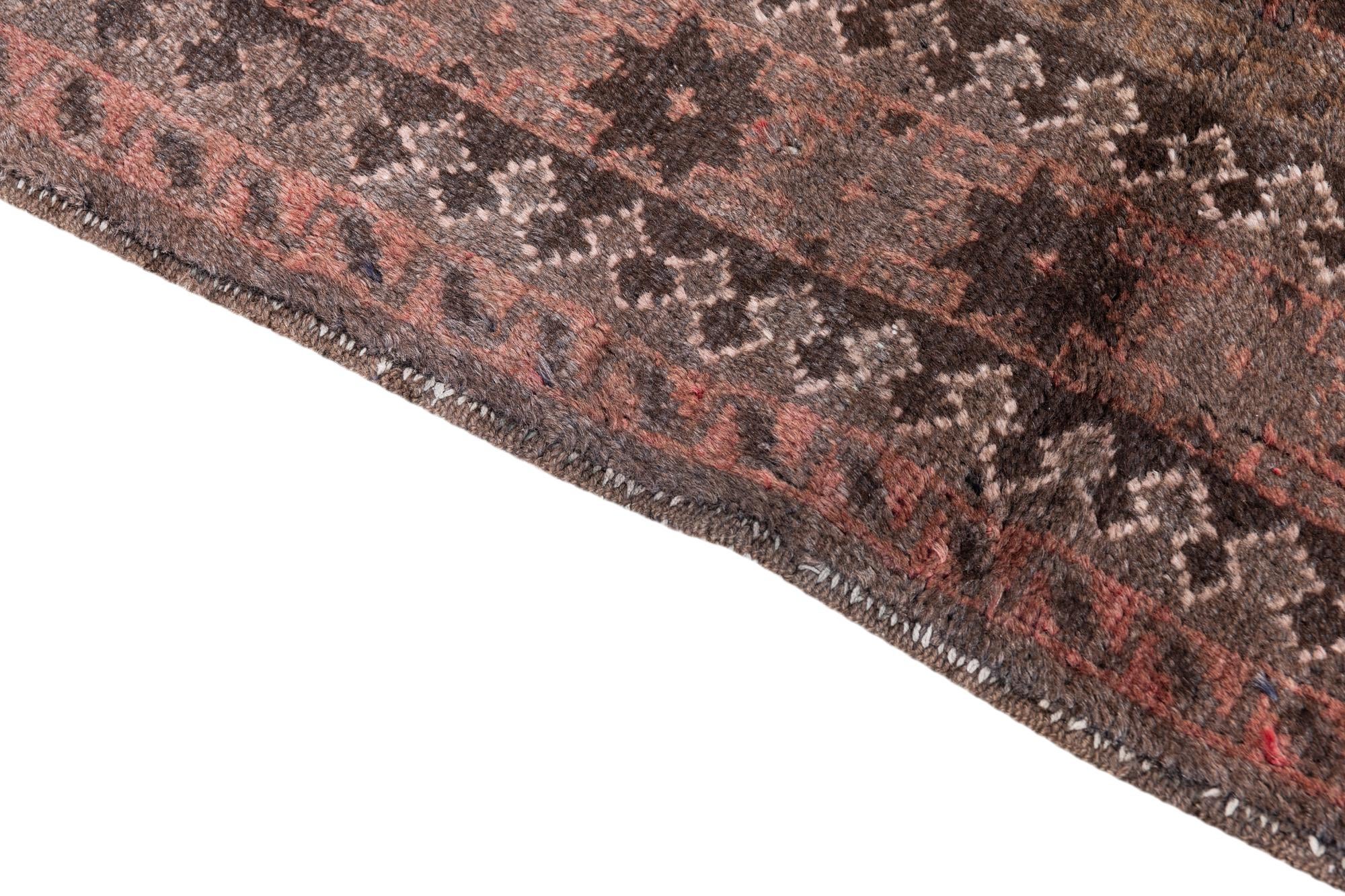 3' 8 x 6' 4 Hand Knotted Ultra Vintage Persian Wool Rug