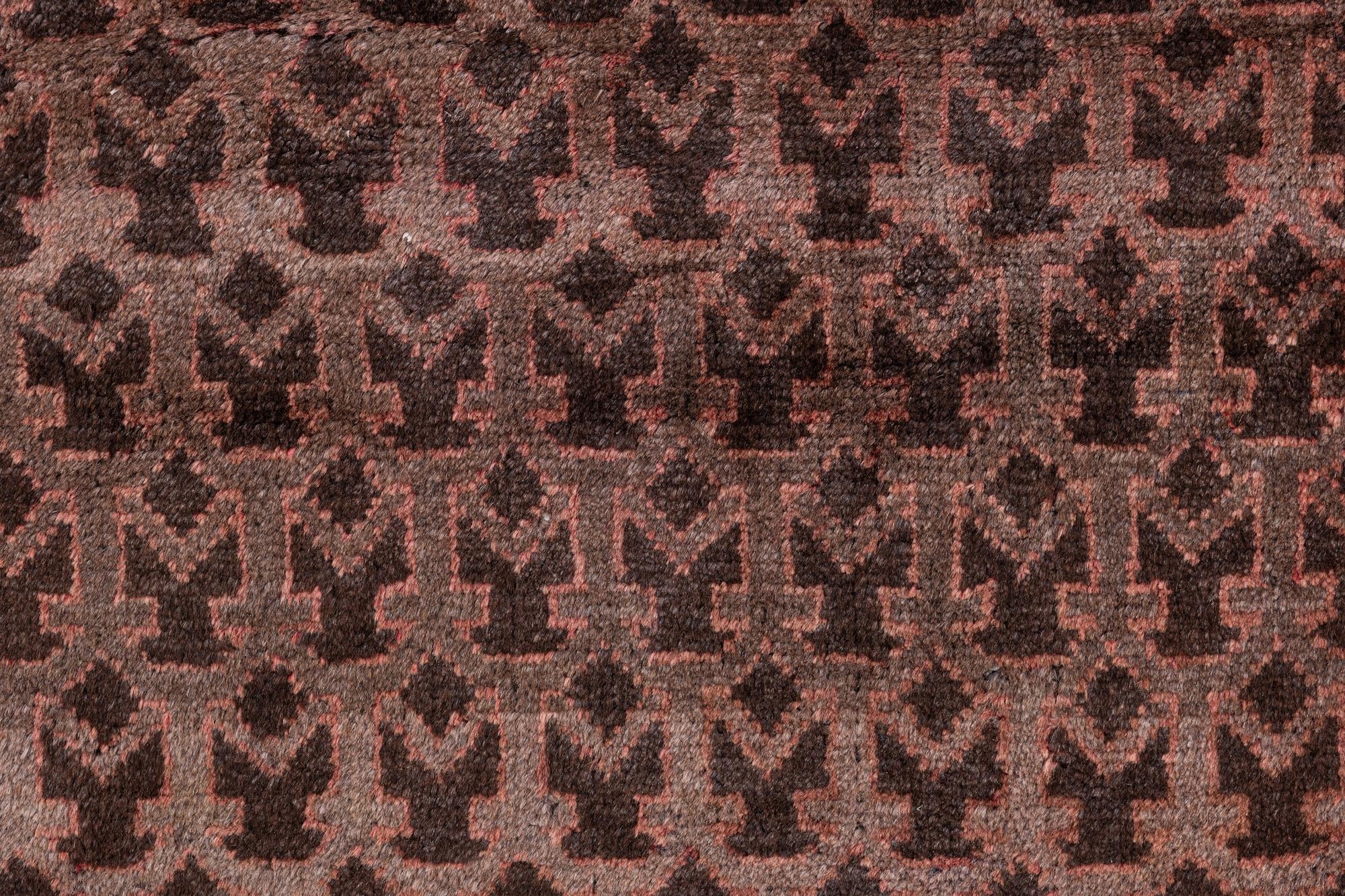 3' 8 x 6' 4 Hand Knotted Ultra Vintage Persian Wool Rug