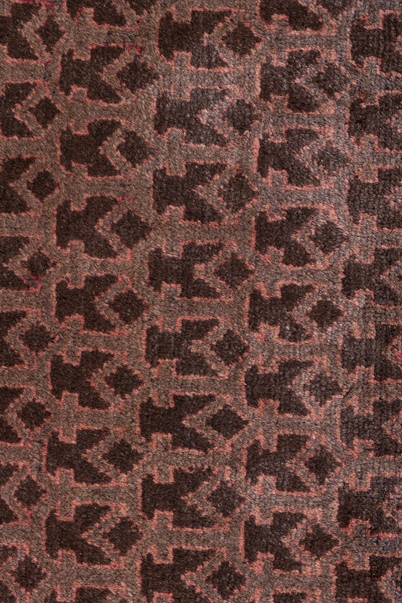 3' 8 x 6' 4 Hand Knotted Ultra Vintage Persian Wool Rug