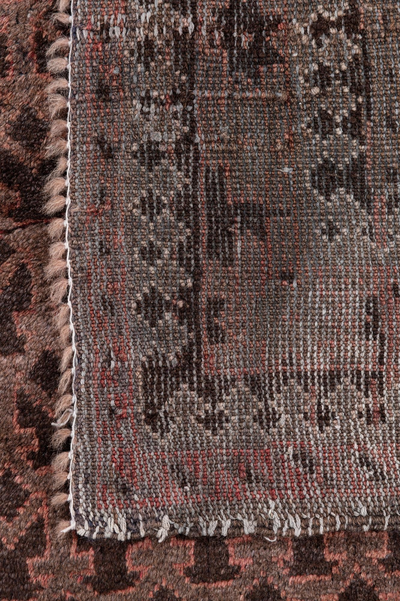 3' 8 x 6' 4 Hand Knotted Ultra Vintage Persian Wool Rug