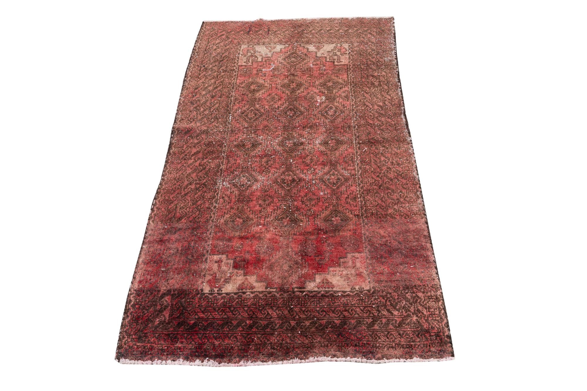 2' 10 x 5' 6 Hand Knotted Ultra Vintage Persian Wool Rug