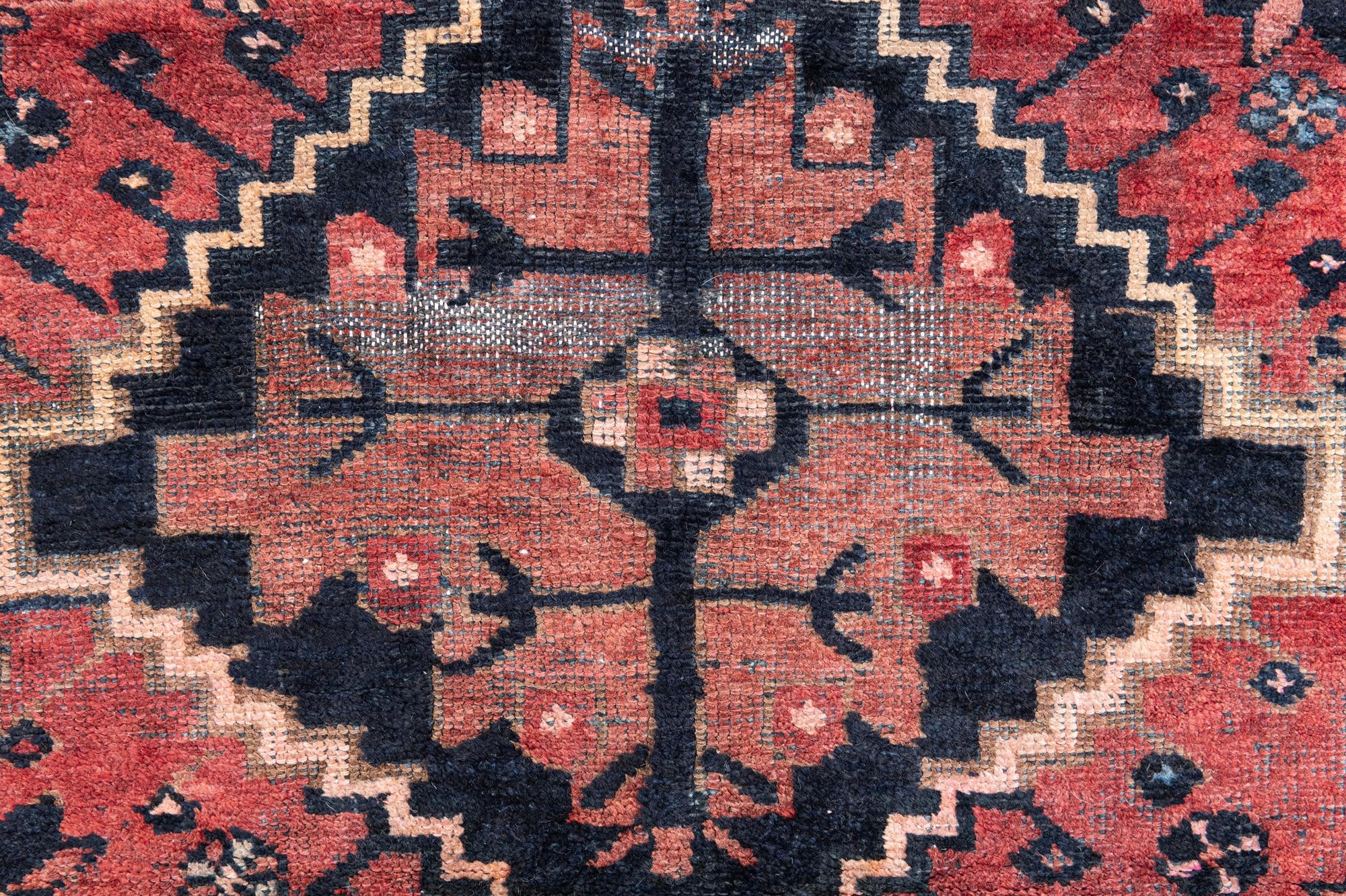 4' 10 x 5' 8 Hand Knotted Ultra Vintage Persian Wool Rug