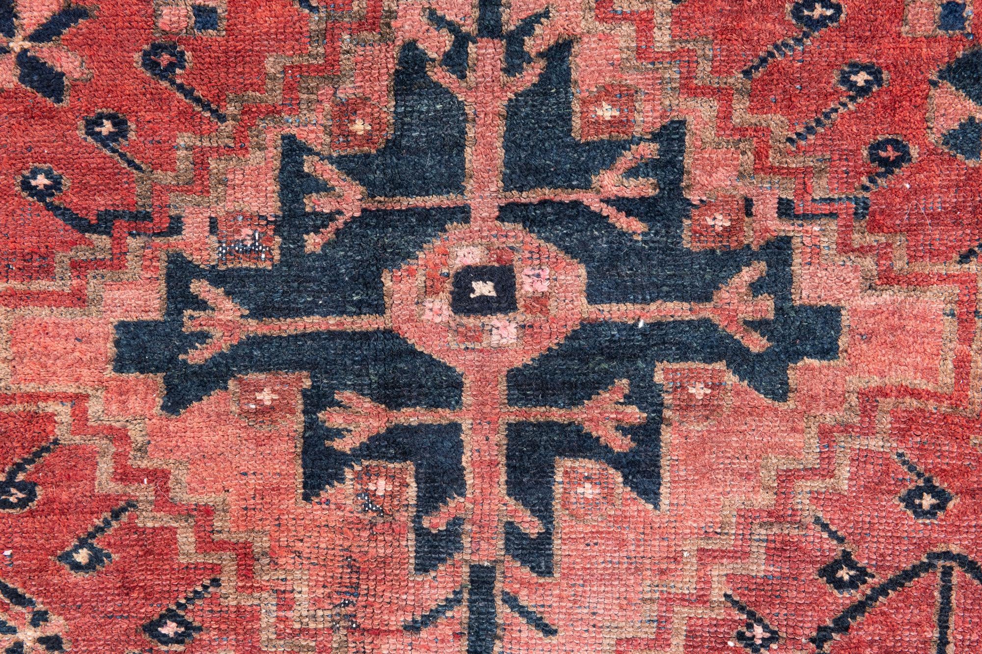 4' 10 x 5' 8 Hand Knotted Ultra Vintage Persian Wool Rug