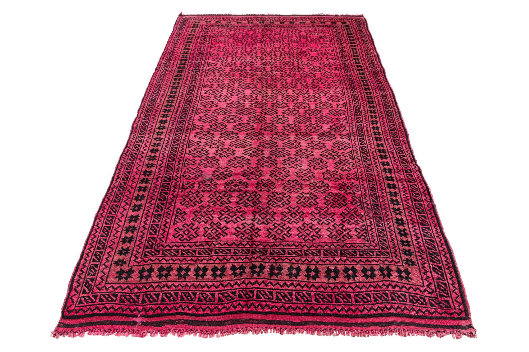 3' 5 x 6' 3 Hand Knotted Ultra Vintage Persian Wool Rug
