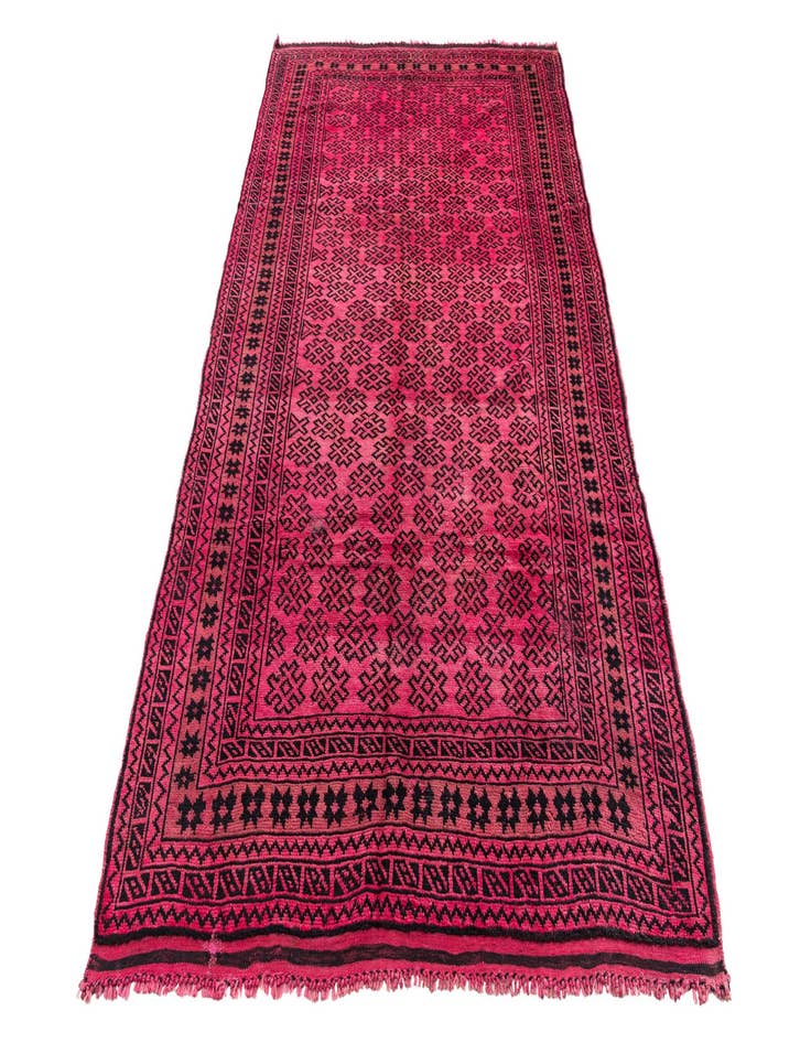 Detail image of 3' 5 x 6' 3  Hand Knotted Ultra Vintage Persian Wool Rug