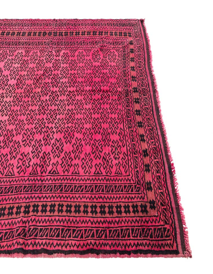 Detail image of 3' 5 x 6' 3  Hand Knotted Ultra Vintage Persian Wool Rug