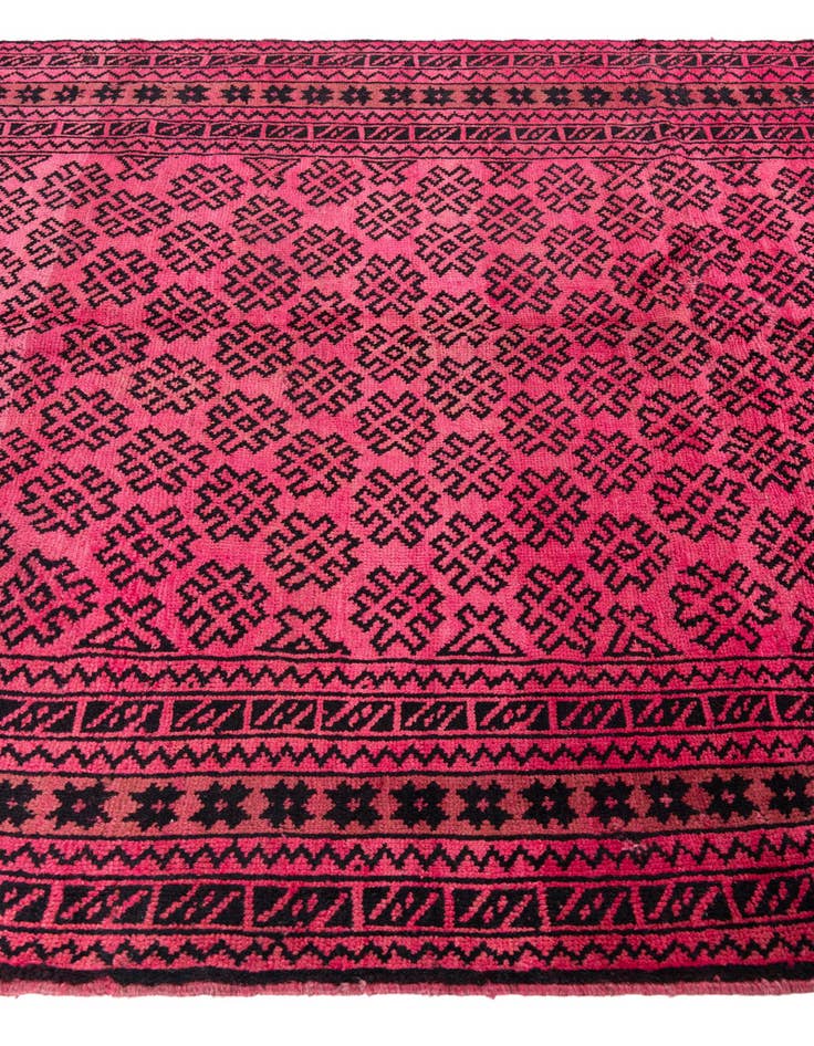 Detail image of 3' 5 x 6' 3  Hand Knotted Ultra Vintage Persian Wool Rug