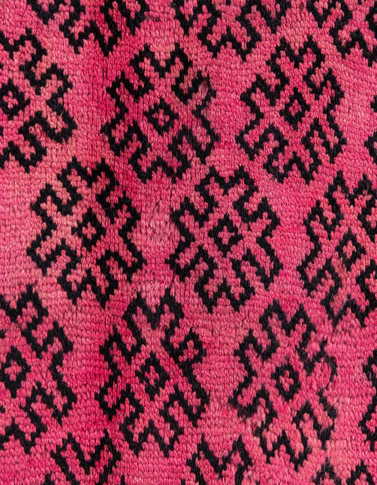 Detail image of 3' 5 x 6' 3  Hand Knotted Ultra Vintage Persian Wool Rug