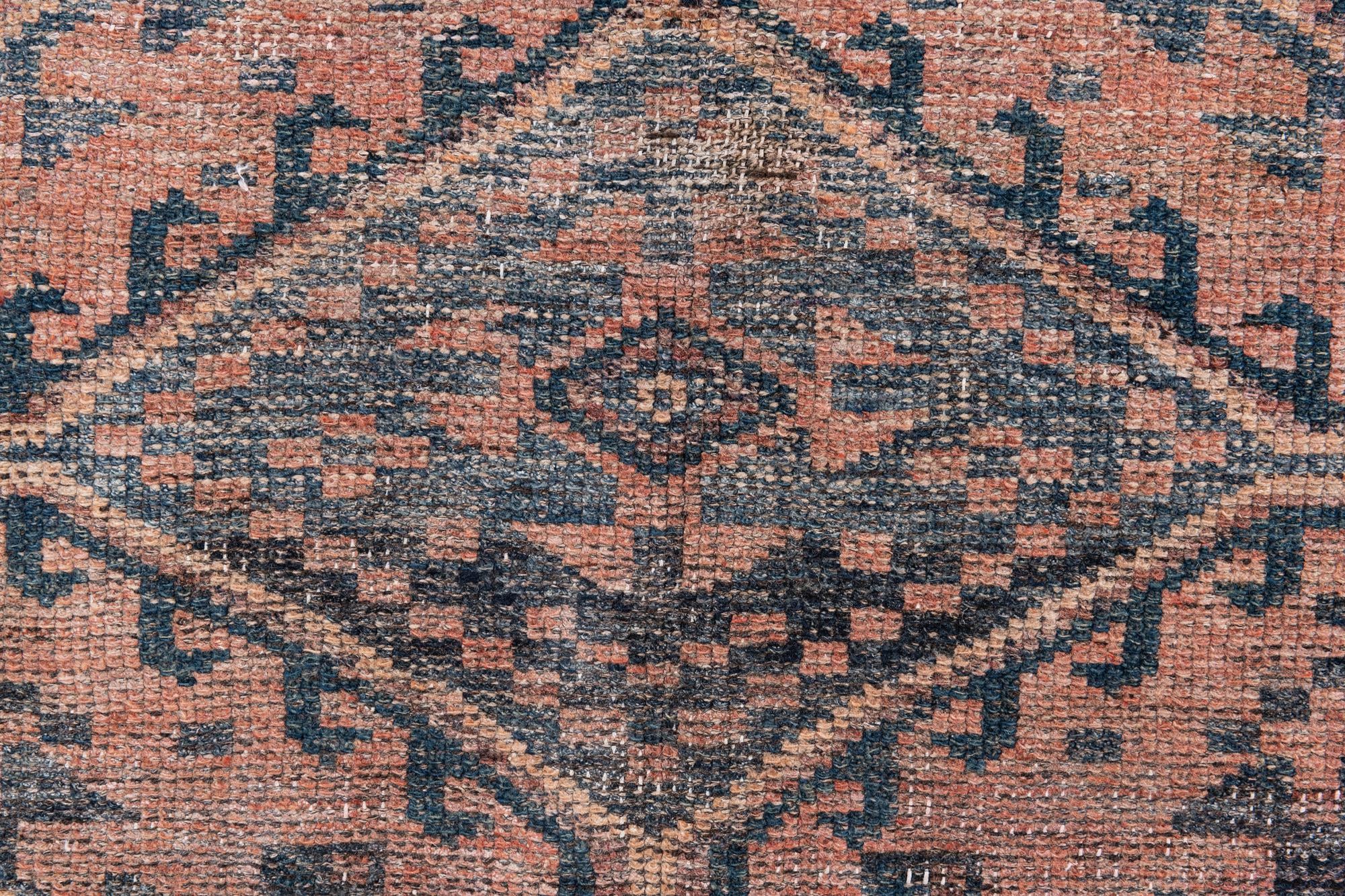 4' 7 x 6' 9 Hand Knotted Ultra Vintage Persian Wool Rug