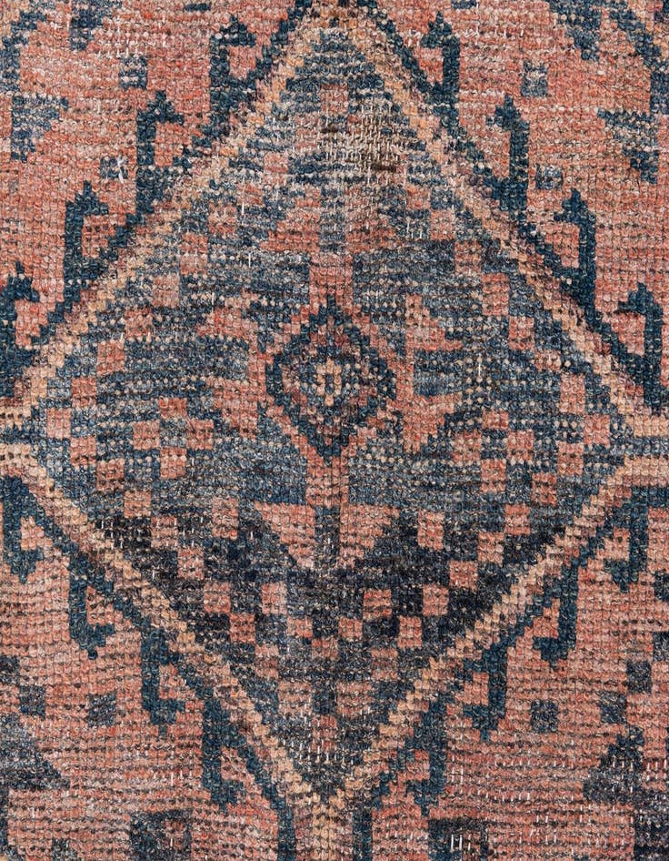 Detail image of 4' 7 x 6' 9  Hand Knotted Ultra Vintage Persian Wool Rug
