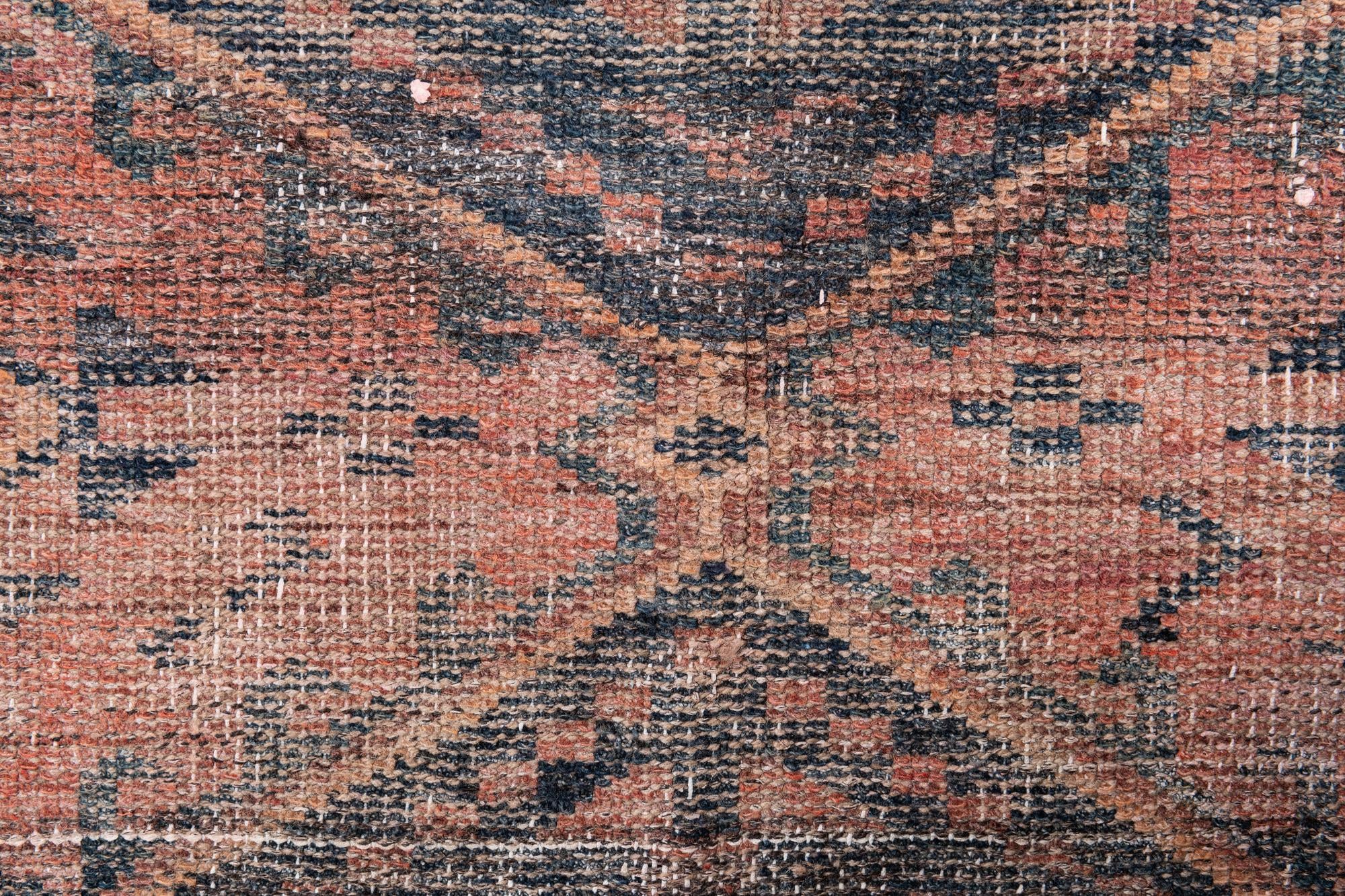 4' 7 x 6' 9 Hand Knotted Ultra Vintage Persian Wool Rug