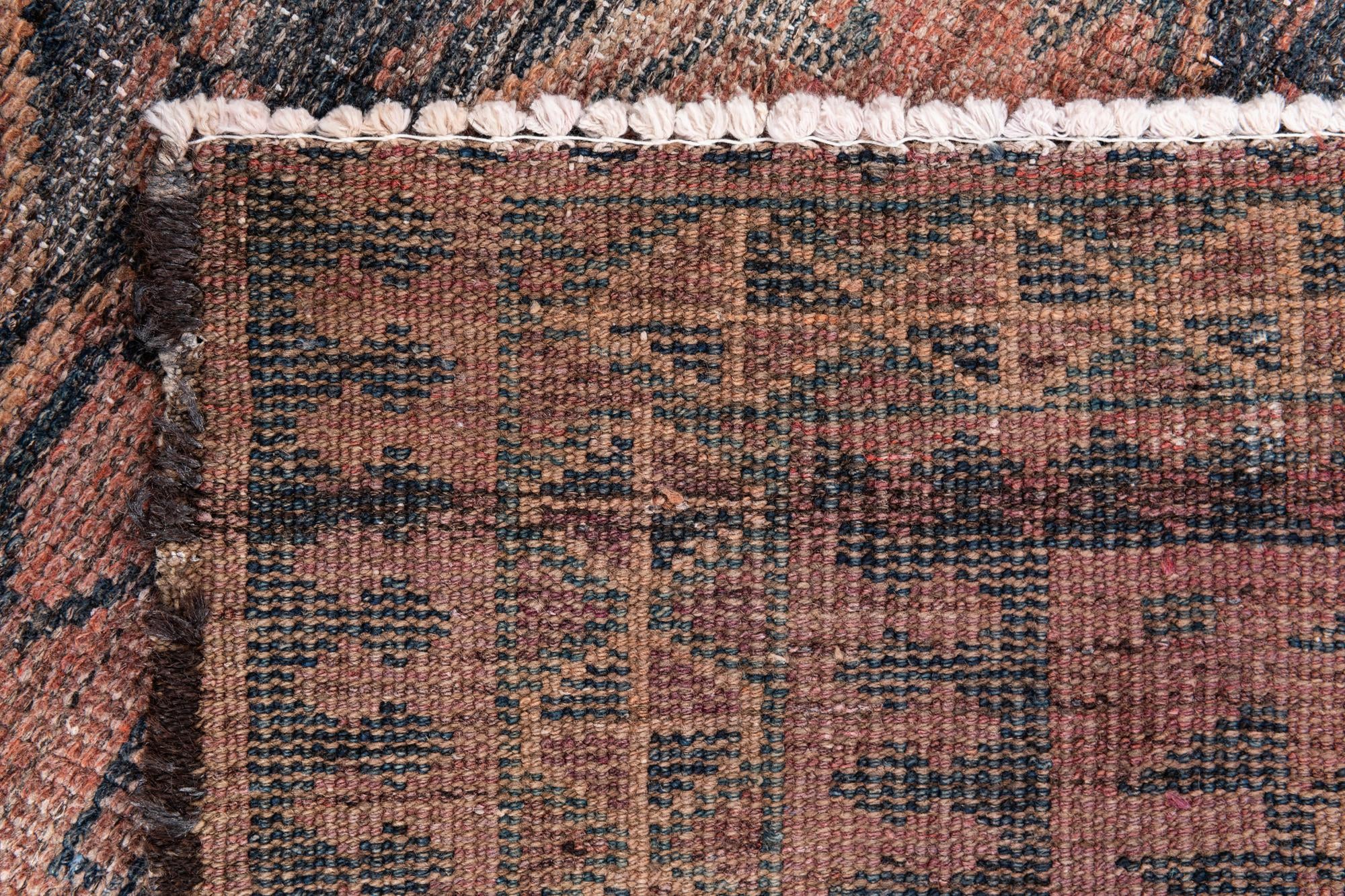 4' 7 x 6' 9 Hand Knotted Ultra Vintage Persian Wool Rug